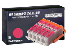 5 Druckerpatronen für Canon