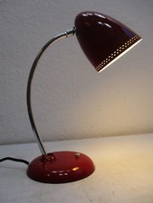 Original Kaiser idell Schreibtischlampe Rot Christian Dell BAUHAUS Lampe Rare !!