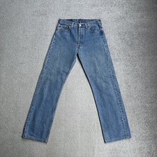 LEVI`S Jeans 501 XX Herren Vintage Hose W30 L34 Made in USA Regular 13609 Blau