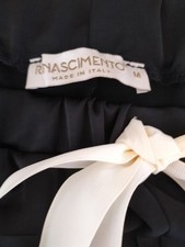 Rinascimento Hose Satin Gr. M schwarz - neu