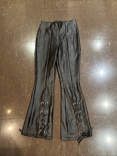 Kunstleder hose schwarz - kunstleder,