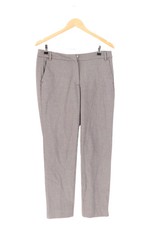 ZARA Damen Anzughose Business Elegant Grau Kariert Gr. 38 M