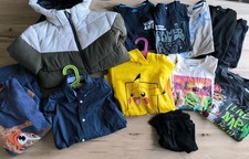 13 Teile Bekleidungspaket Jungen Gr. 146 H&M C&A Winterjacke Pullover T-Shirts 