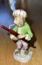 Meissen Porzellanfigur Fagottist Affenkapelle