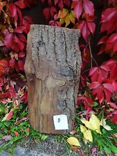 Eichenholzbrett Holzbrett Rustikale Eichenbohle  Eiche mit Rinde Länge 59cm Nr 8