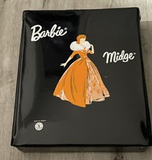 Mattel Barbie : 1960s Carry Case Koffer Kleiderschrank Black Midge Vintage Franc