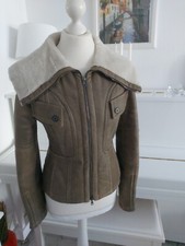 MARC CAIN Traumhafte Damen Lederjacke Gr.N2/36 Lammfell tailliert wNEU