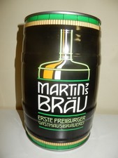 MARTIN'S BRÄU Party Fass Gallon Bierdose aus DEUTSCHLAND (5 Liter) Leer !!