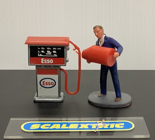 Vintage rote esso benzinpumpe - esso,