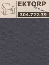 Ikea EKTORP Bezug für Sessel Hallarp grau 304.722.39 Wechselbezug NEU OVP