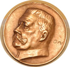 Gedenkmedaille Bronze Hindenburg 26.4.1925 Tannenberg 30.8.14
