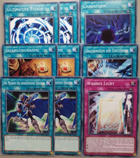 Blue Eyes White Destiny Zauber- und Fallenkarten Playset Yugioh Drachen Deck