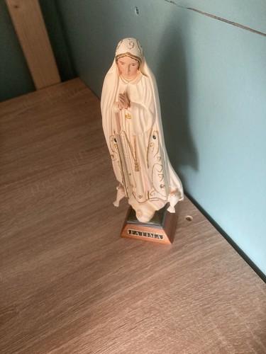 Fatima madonna holz keramik - fatima, holz/keramik
