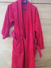 Bademantel, rot, Gr. S, von Gamma