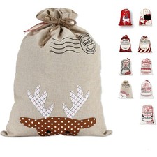 Weihnachtssack Santa Kordelzug