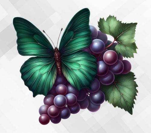 Schmetterling auf obst - schmetterling,