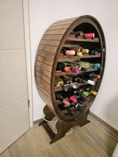 massivholz weinregal weinfass optik Nieten braun