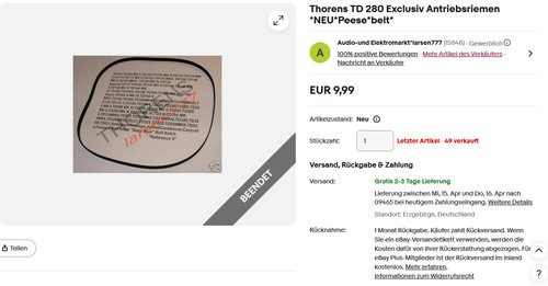 Thorens 280 exclusiv - td,