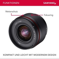 Samyang AF 12mm F2.0 E