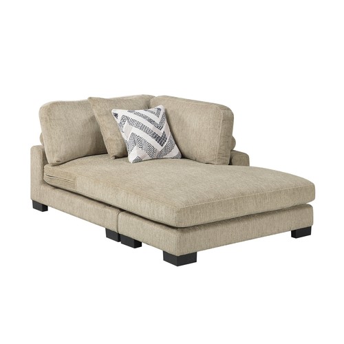 Contemporary brown reversible - contemporary,