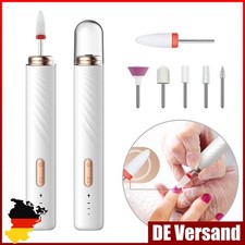 Profi Elektrische Nagelfräser Nagelfeile USB Pediküreset Maniküre Feile Kabellos