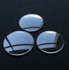 1,0/1,2/1,5mm Saphirglas doppelt gewölbt Ø16-45mm Saphir Kristallglas Uhrenglas
