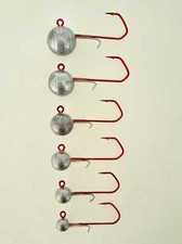 3er Pack Jigkopf, Rundkopf