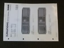 GRUNDIG Fine Arts  R-1000/ V-1000  Servicemanual