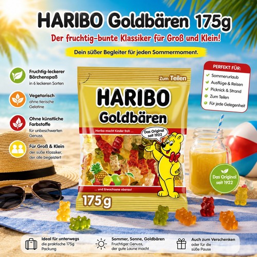 Haribo goldbären 175g - haribo,