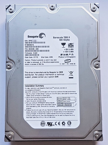 500 ide seagate - gb, barracuda