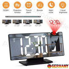 Digital Projektionswecker LEDWecker mit Zeitprojektion Uhrenwecker Datumsanzeige