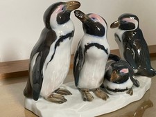 seltene Porzellan Pinguingruppe von Ens (A. Büschelberger)