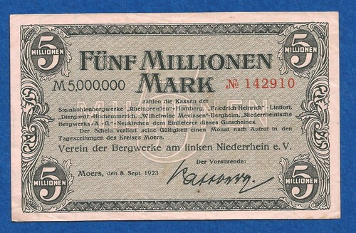 301 notgeld moers verein - 301,