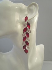 XL Strass Ohrringe Ohrstecker