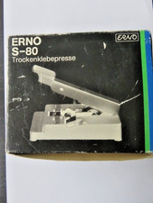 Aus Nachlass - Erno S8 Filmklebepresse Model S-80 + Bedienungsanleitung
