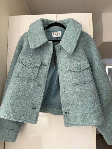 Oversize boucle jacke - oversize,