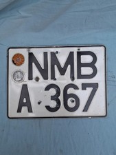 Vor EU Kennzeichen Motorrad