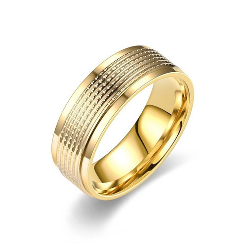 Edelstahl ring gold silber - edelstahl,