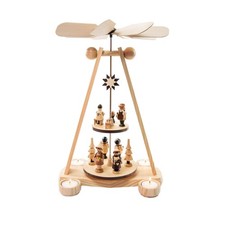 Teelichtpyramide zweistöckig