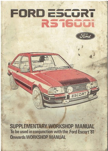 Ford escort mk3 rs1600i - ford,