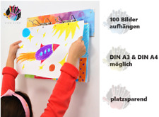 KiddiKunst Bilderrahmen für gemalte Bilder von Kindern mit Genie Vierfachlocher