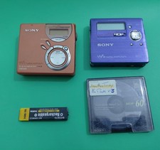 Sony Walkman MiniDisc Lot