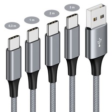 4er Pack USB C Ladekabel Set
