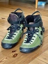 USD Carbon 2 „Limited Green“ Aggressive Inline Skate Boot Gr. 47/13 + Soulplates