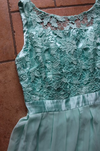 Mintgrünes festliches kleid - mintgrünes,
