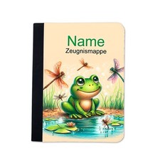 Zeugnismappe Frosch