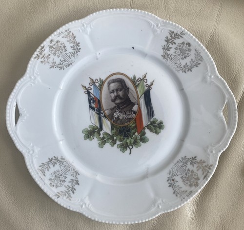 Hindenburg ehren gedenkteller - hindenburg,