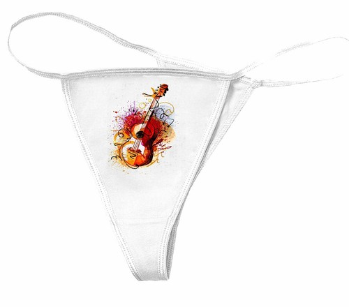 Damen string tanga - damen, gitarre
