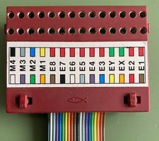 Fischertechnik-Rarität für Computing: Steckerbuchsengehäuse  28-polig komplett