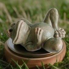 Keramik Figur Frosch Ca